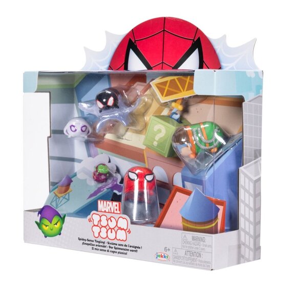 Disney Tsum Tsum Marvel Spidey-Sense Tingling Mini 6 Figure Set Mystery Box - Picture 5 of 6